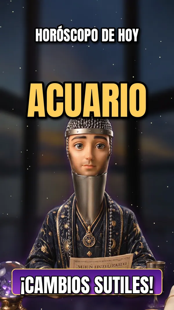 Horóscopo Acuario 10 Octubre 2026
