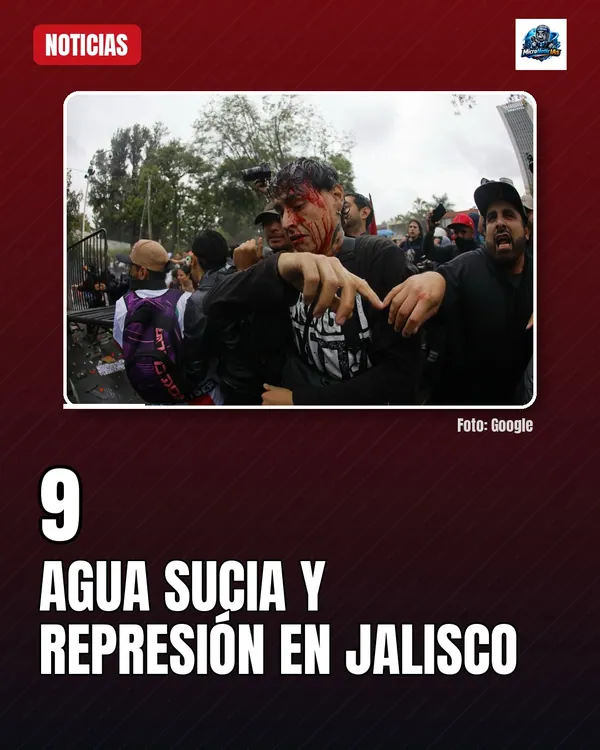 Agua sucia y represión en Jalisco