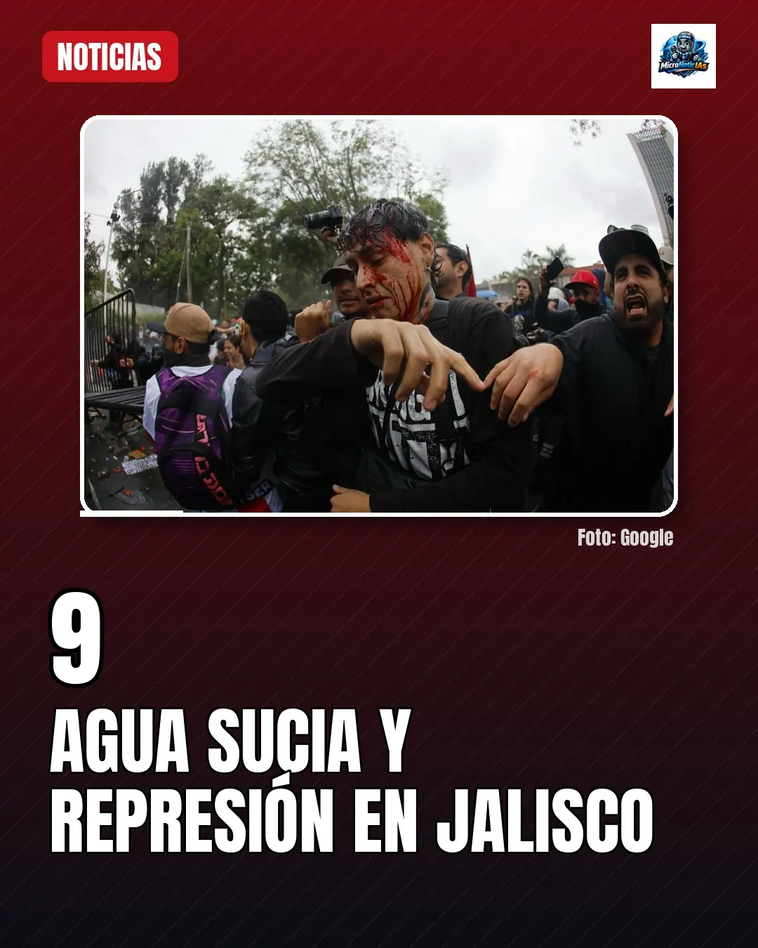 Agua sucia y represión en Jalisco