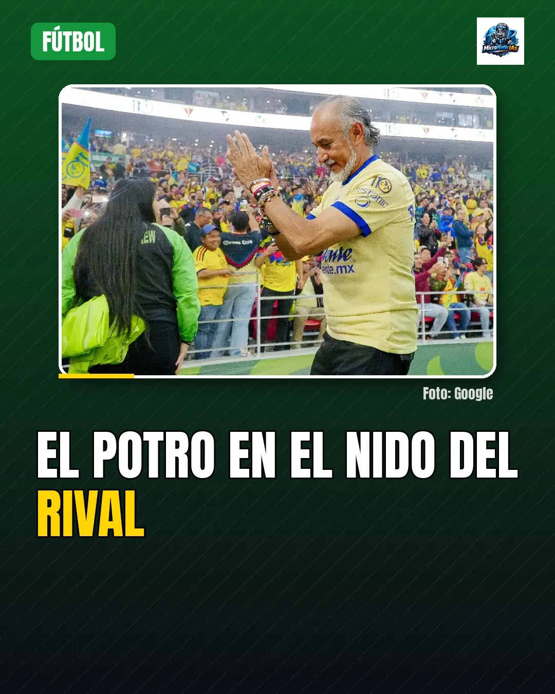 El Potro en el nido del rival