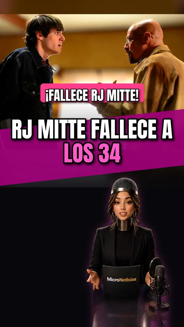 RJ Mitte Fallece a los 34