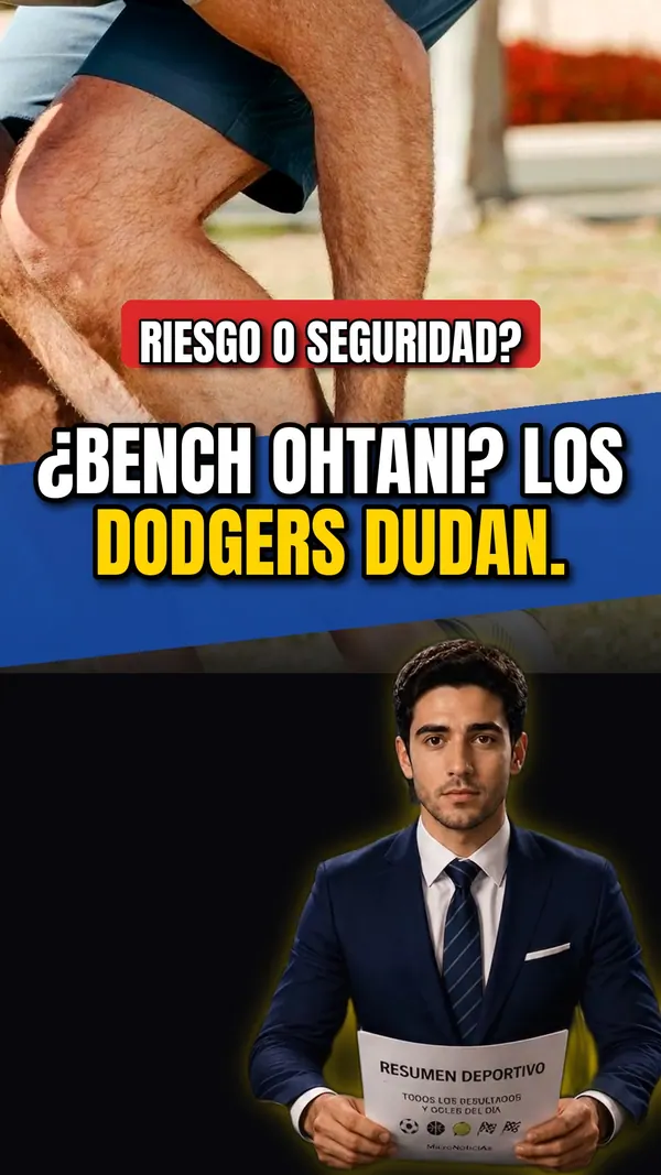 ¿Bench Ohtani? Los Dodgers dudan.