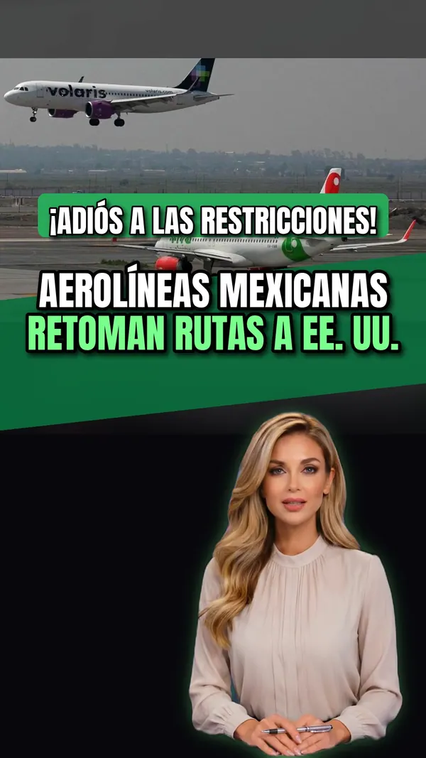 Estados Unidos levanta restricciones a rutas aéreas mexicanas hacia EE. UU