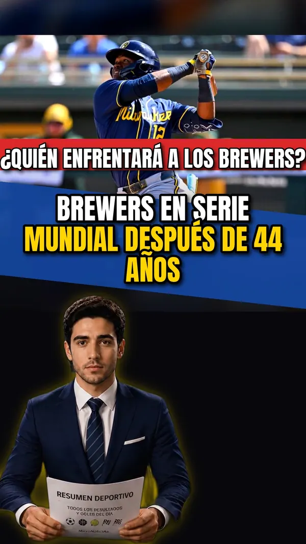 Brewers en Serie Mundial después de 44 años