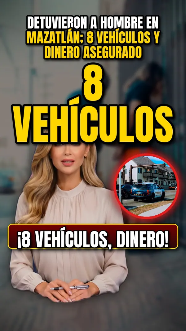 Detuvieron a hombre en Mazatlán; aseguraron vehículos, droga y dinero
