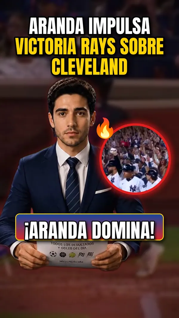 Jonathan Aranda impulsa victoria de Rays sobre Cleveland 7-3
