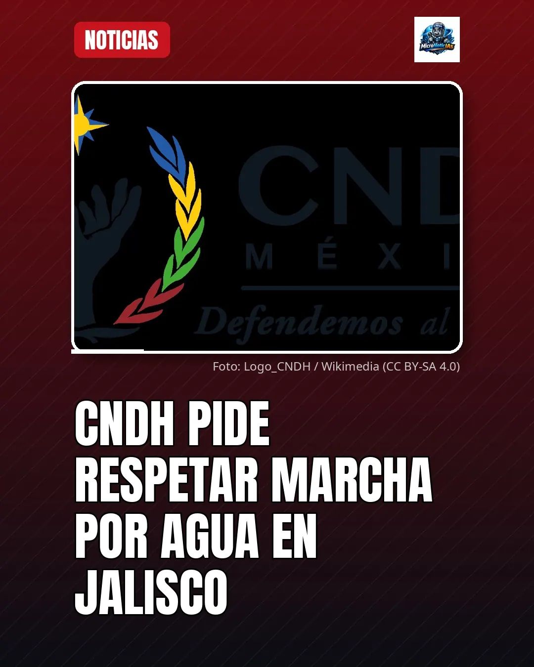 CNDH pide respetar marcha por agua en Guadalajara, tras detenciones el 11 de octubre