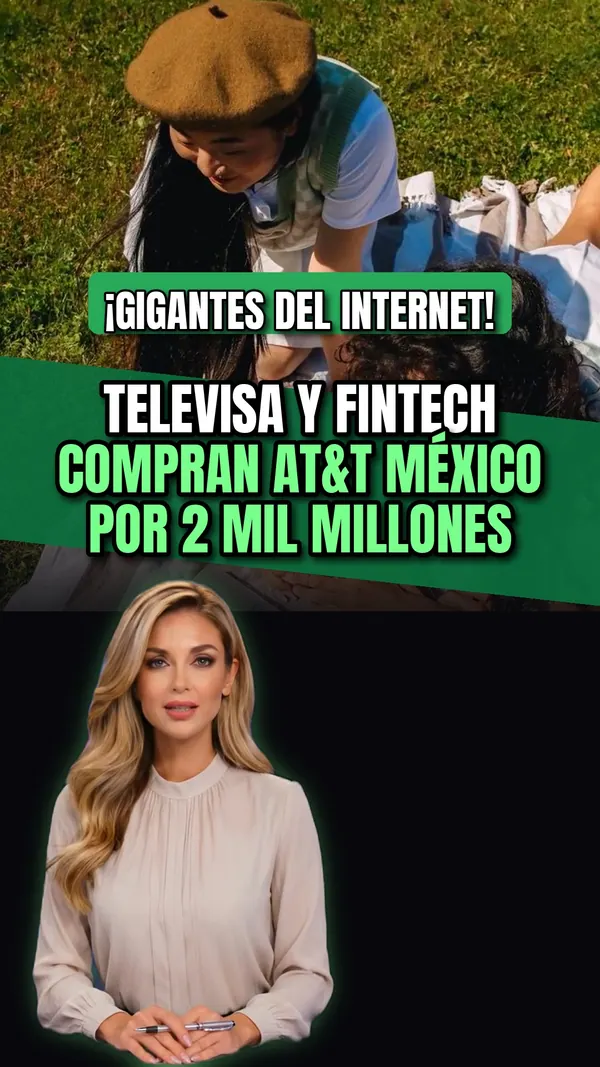 Televisa y Fintech compran AT&T México por 2 mil millones de dólares