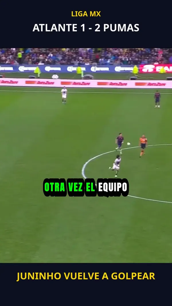 Juninho vuelve a golpear | Atlante 1 - 2 Pumas