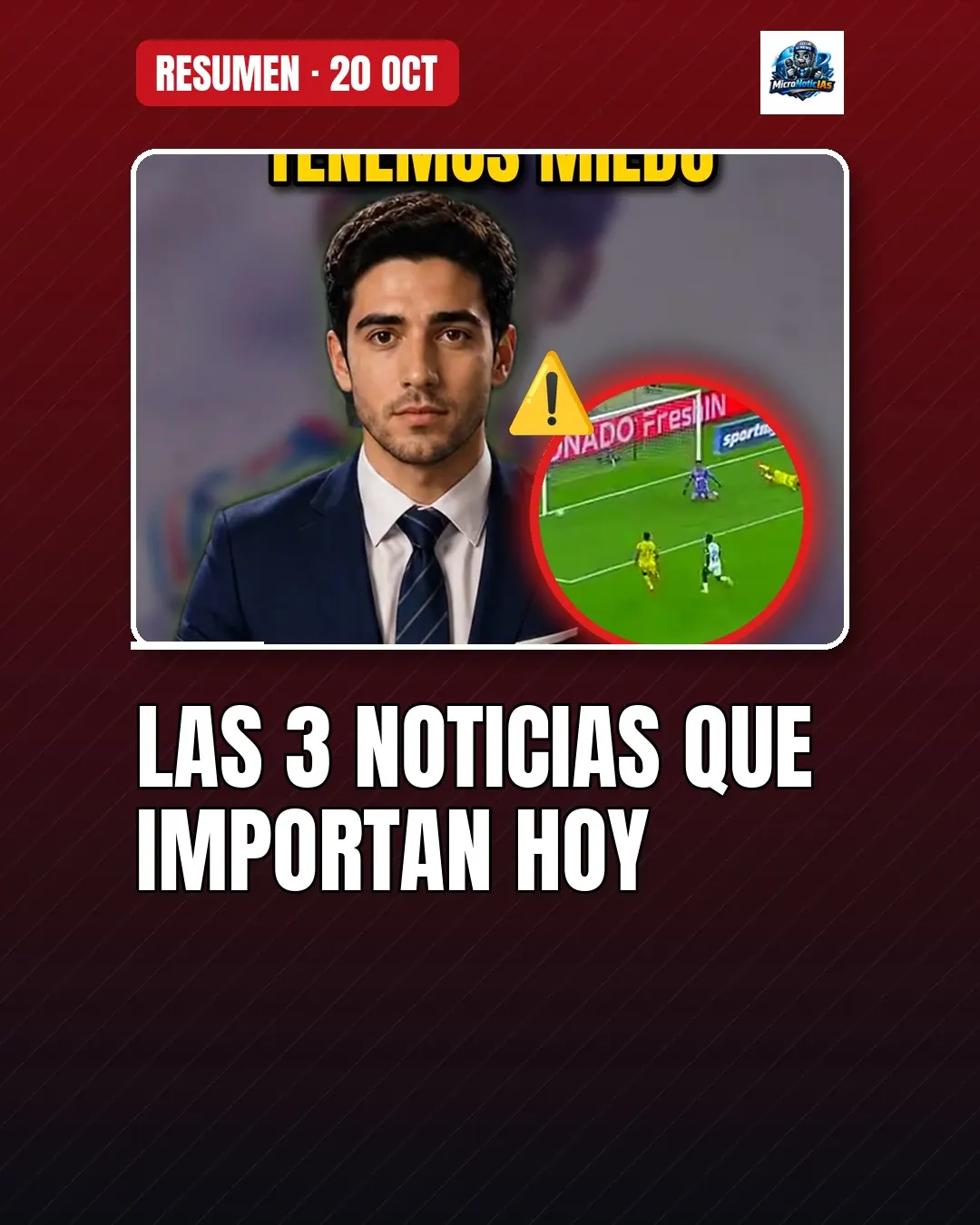 Las 3 noticias que importan hoy