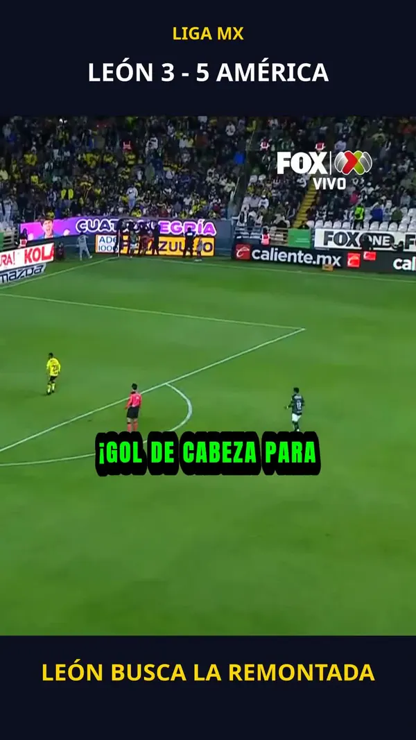 León busca la remontada | León 3 - 5 América