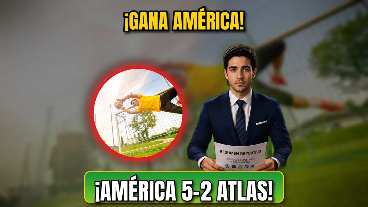 América 5-2 Atlas: resultado y goles del juego (21 de octubre)