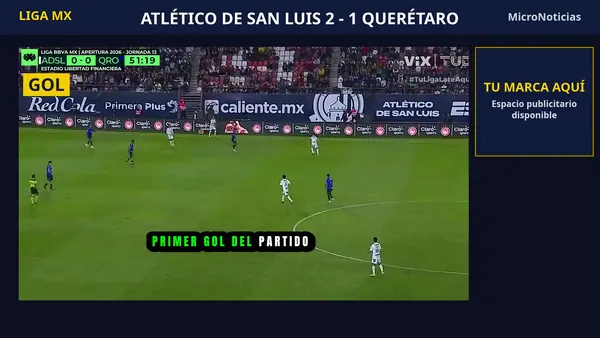 Atlético de San Luis 2-1 Querétaro: resumen en video y goles (20 de octubre)