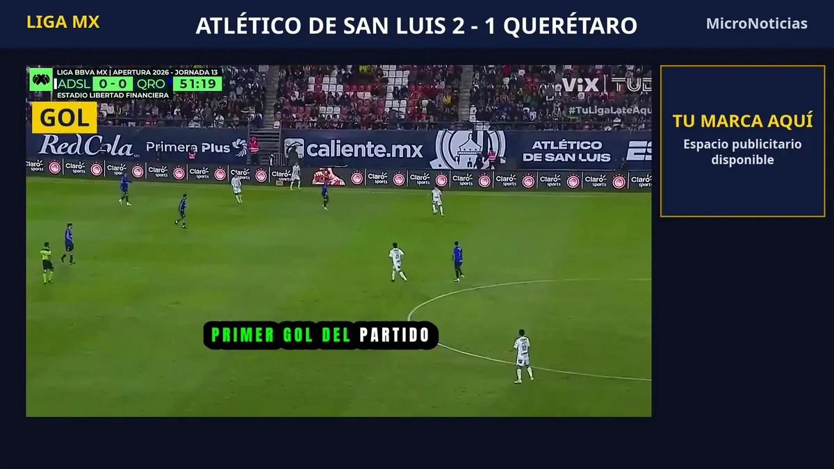 Atlético de San Luis 2-1 Querétaro: resumen en video y goles (20 de octubre)