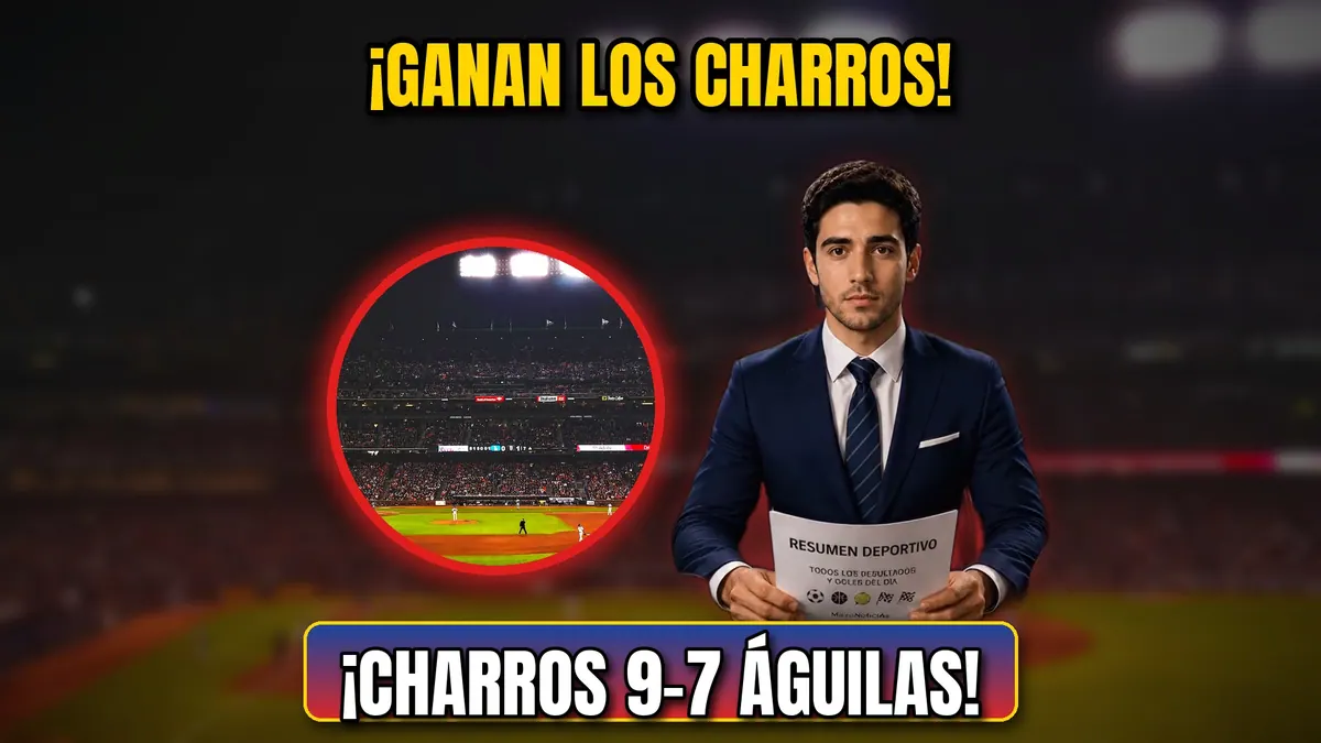 Charros 9-7 Águilas: resultado y carreras del juego (21 de octubre)