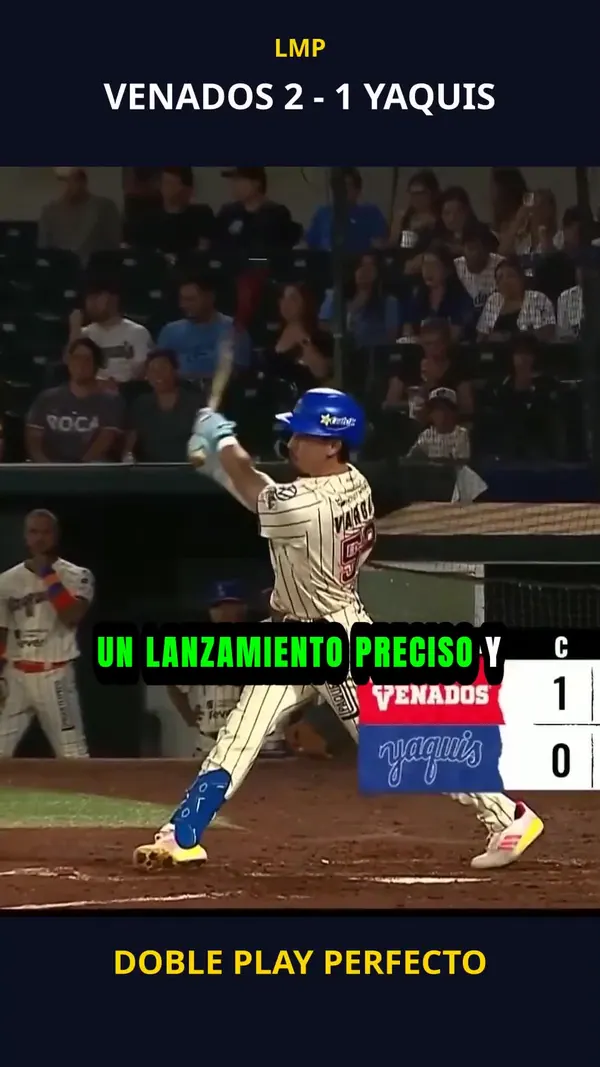 Doble play perfecto | Venados 2 - 1 Yaquis
