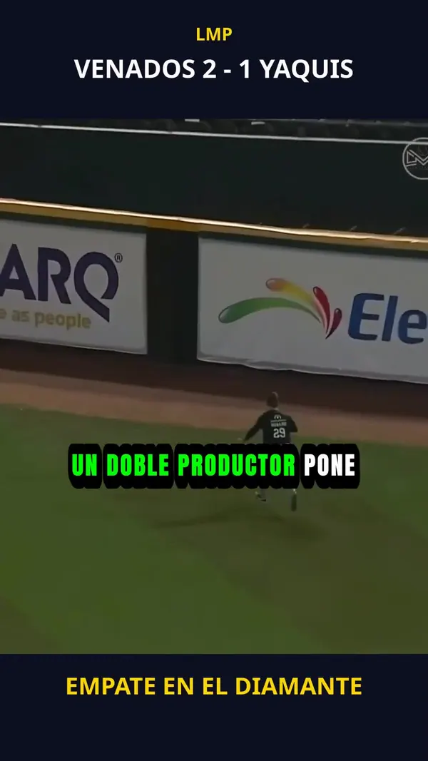 Empate en el diamante | Venados 2 - 1 Yaquis