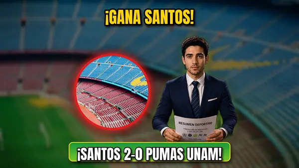 Santos 2-0 Pumas UNAM: resultado y goles del juego (21 de octubre)