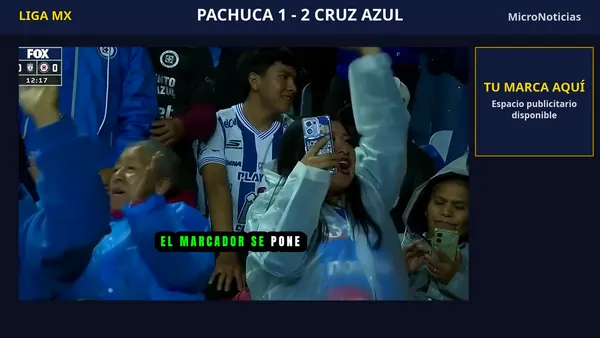 Cruz Azul 2-1 Pachuca: resumen en video y goles (22 de octubre)