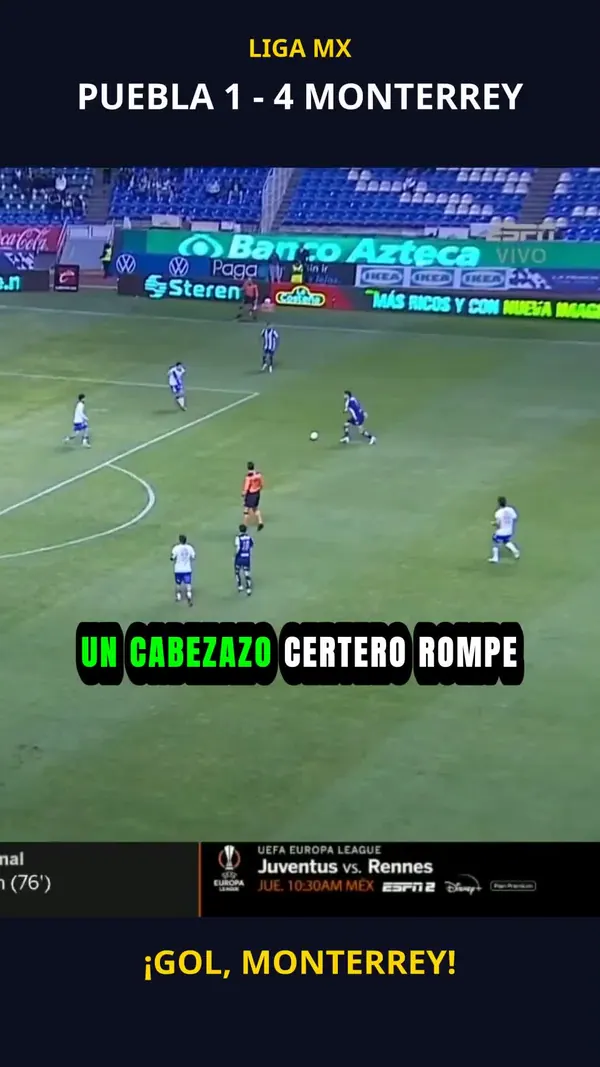 ¡Gol, Monterrey! | Puebla 1 - 4 Monterrey
