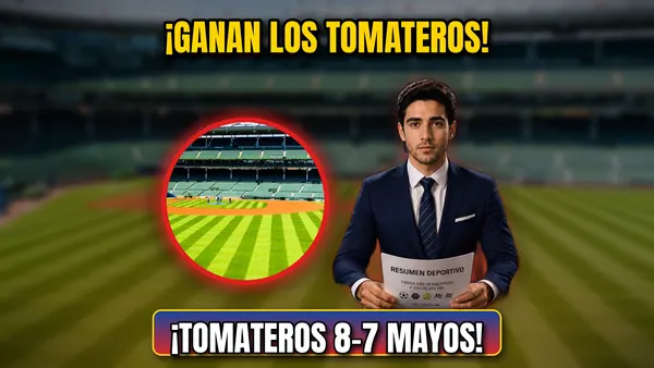 Tomateros 8-7 Mayos: resultado y carreras del juego (22 de octubre)