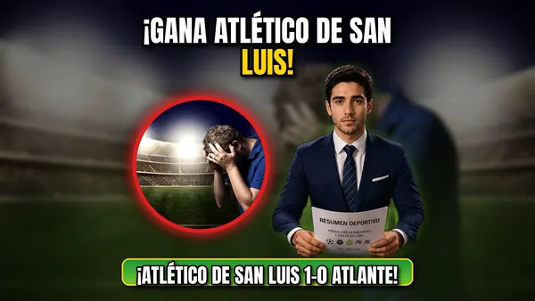 Atlético de San Luis 1-0 Atlante: resultado y goles del juego (23 de octubre)
