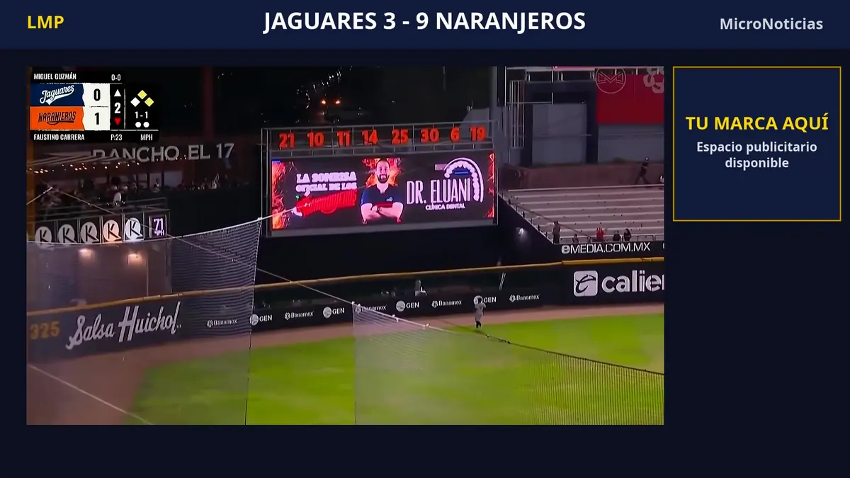 Naranjeros 9-3 Jaguares: resumen en video y carreras (22 de octubre)
