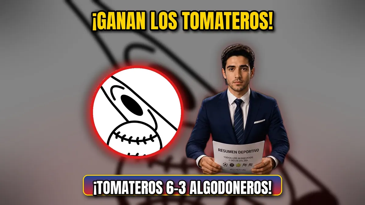 Tomateros 6-3 Algodoneros: resultado y carreras del juego (23 de octubre)