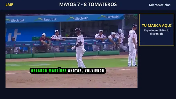 Tomateros 8-7 Mayos: resumen en video y carreras (22 de octubre)