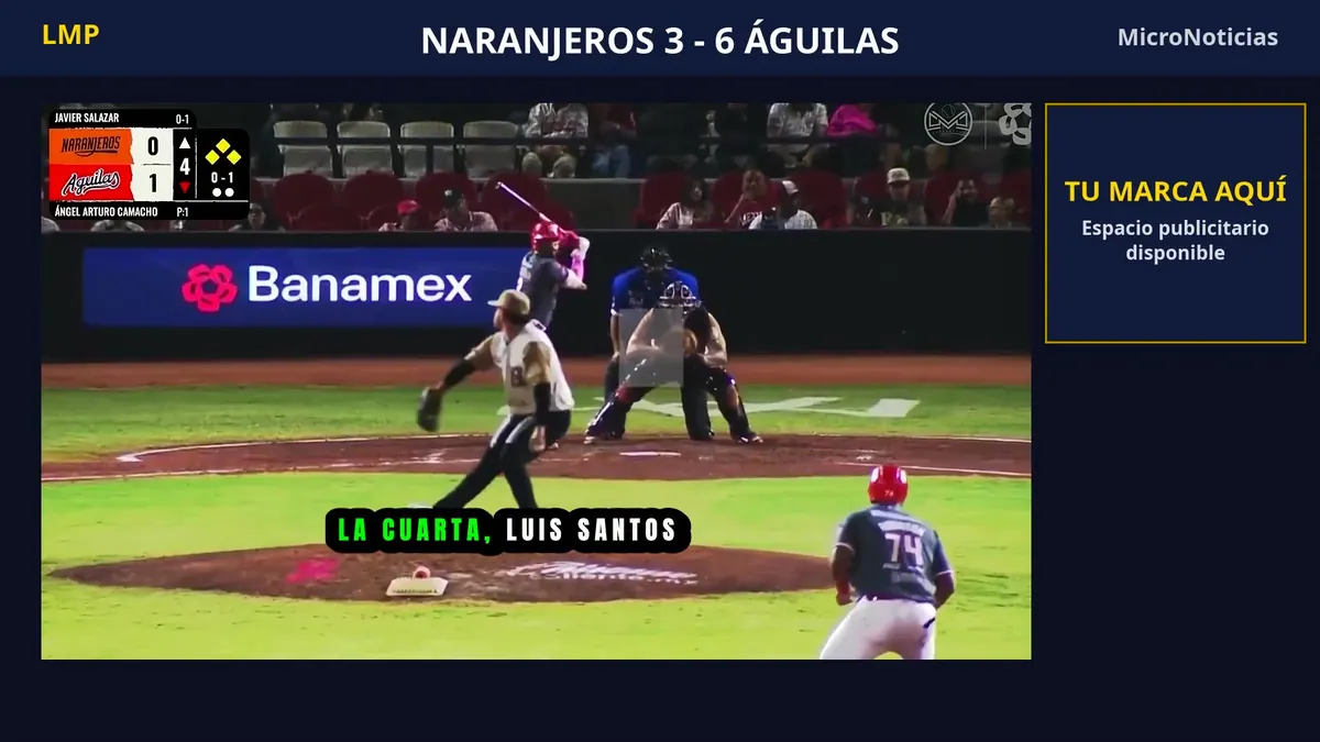 Águilas 6-3 Naranjeros: resumen en video y carreras (24 de octubre)