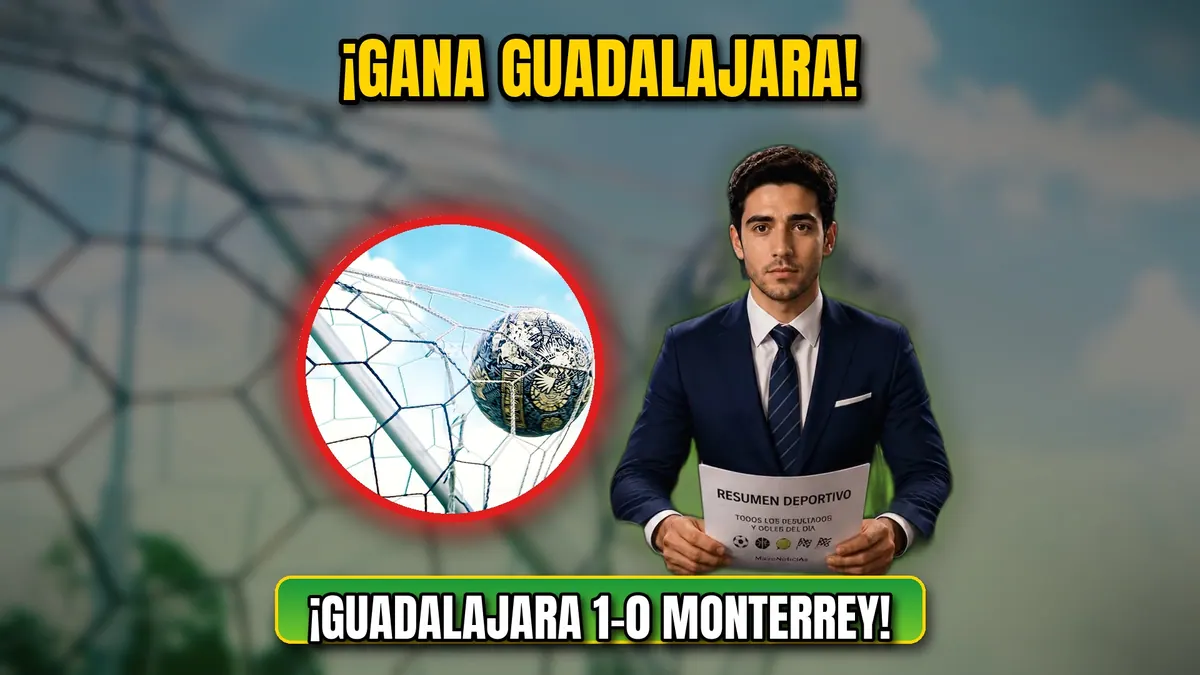 Guadalajara 1-0 Monterrey: resultado y goles del juego (24 de octubre)