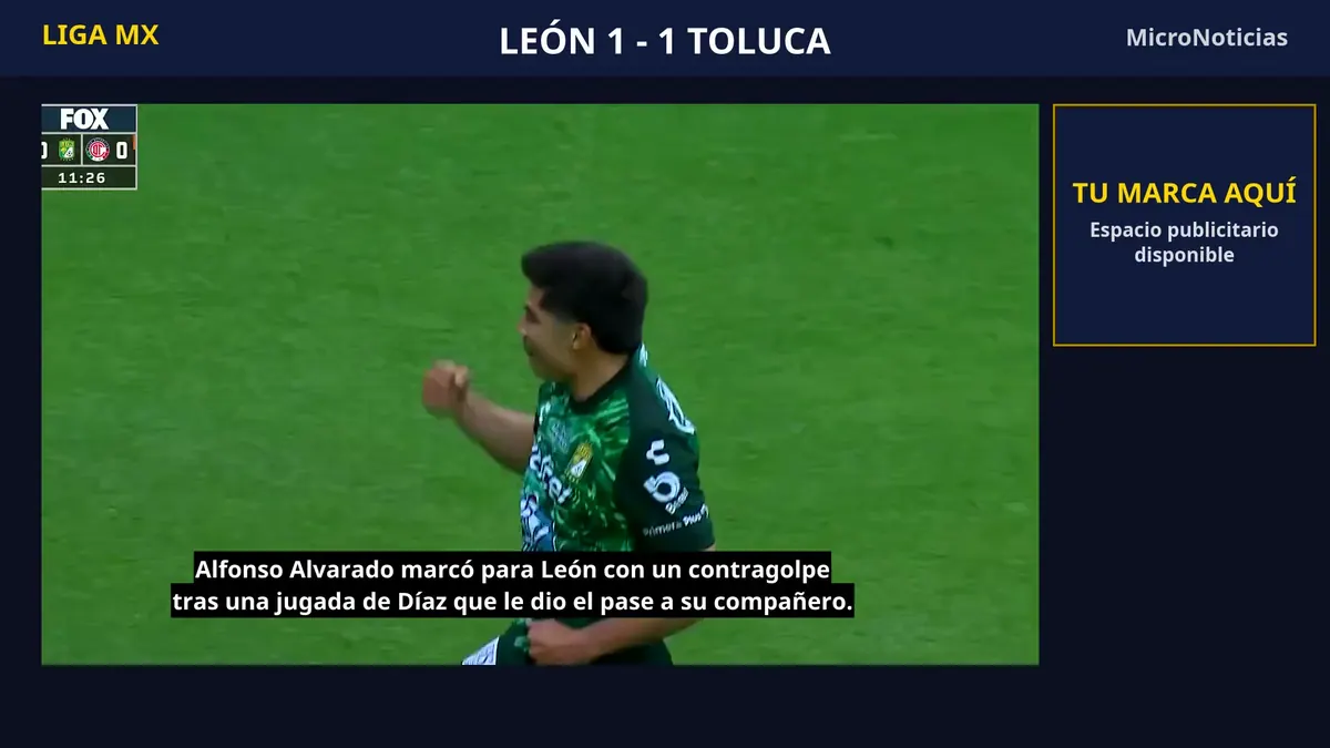 León 1-1 Toluca: resumen en video y goles (24 de octubre)