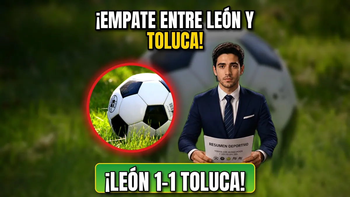 León y Toluca empatan 1-1: resultado y goles (24 de octubre)