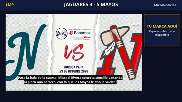 Mayos 5-4 Jaguares: resumen en video y carreras (23 de octubre)
