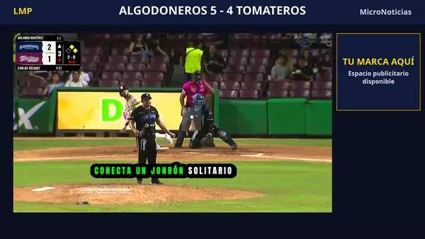 Algodoneros 5-4 Tomateros: resumen en video y carreras (24 de octubre)