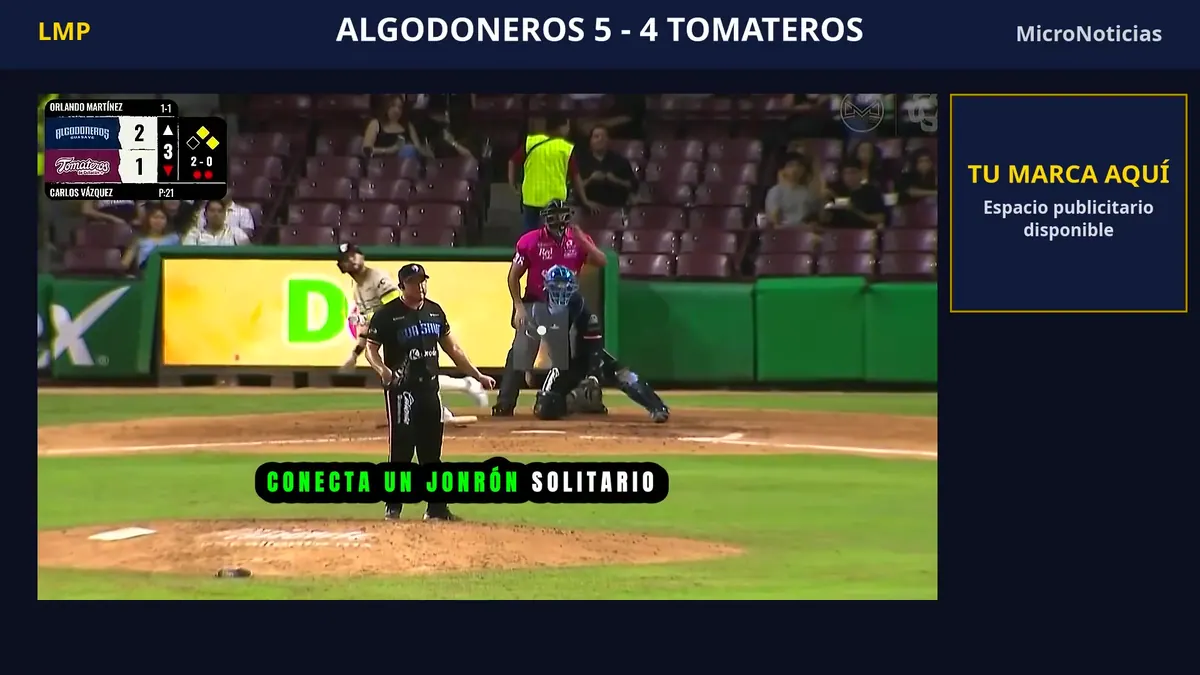 Algodoneros 5-4 Tomateros: resumen en video y carreras (24 de octubre)