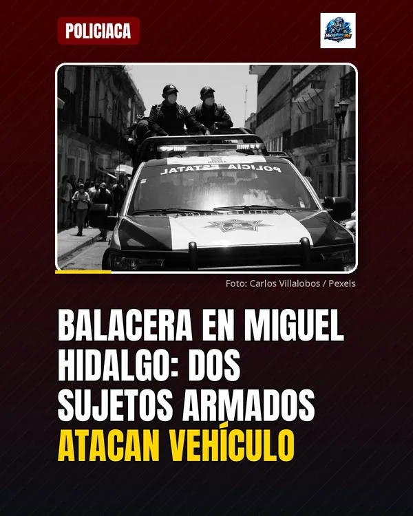Dos sujetos armados atacan vehículo en Miguel Hidalgo, Culiacán