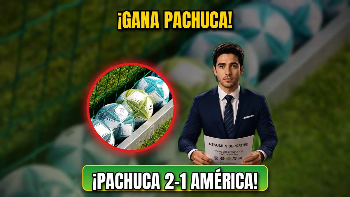 Pachuca 2-1 América: resultado y goles del juego (25 de octubre)