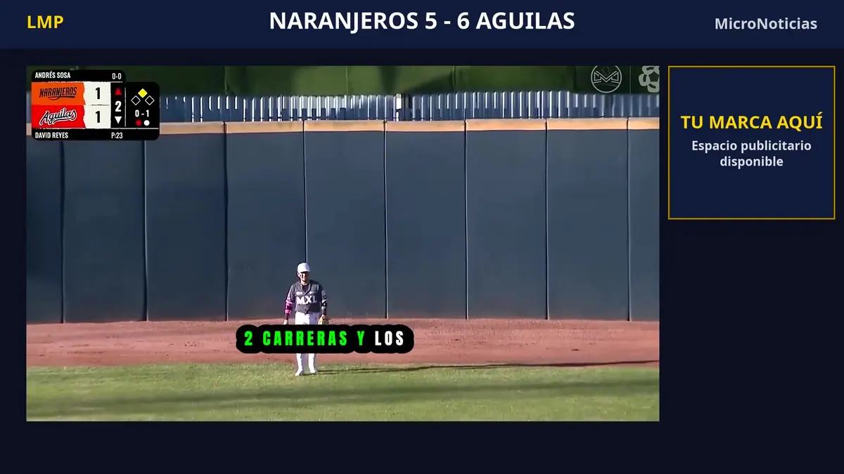 Aguilas 6-5 Naranjeros: resumen en video y carreras (25 de octubre)