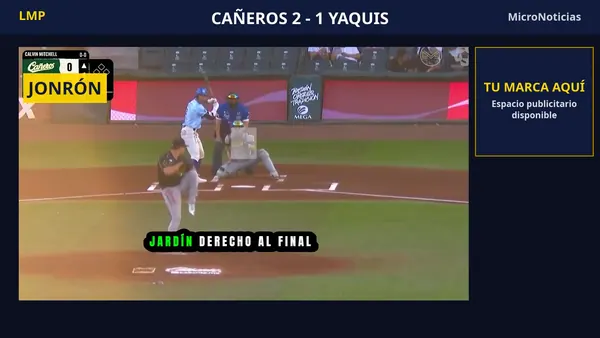 Cañeros 2-1 Yaquis: resumen en video y carreras (25 de octubre)