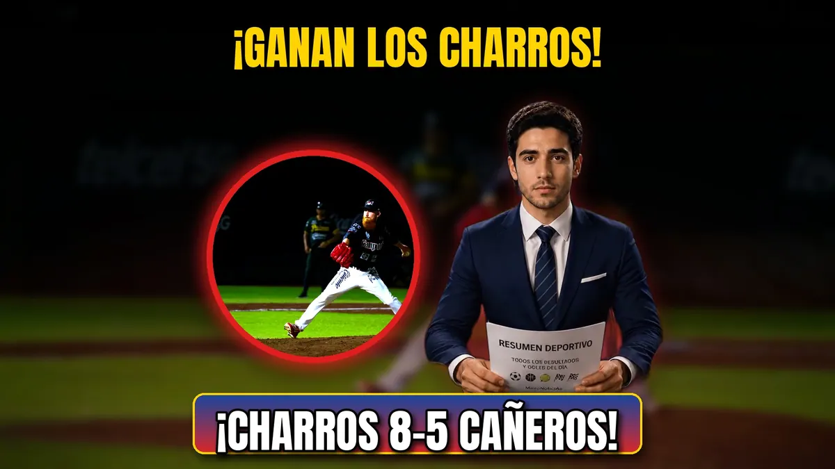 Charros 8-5 Cañeros: resultado y carreras del juego (27 de octubre)