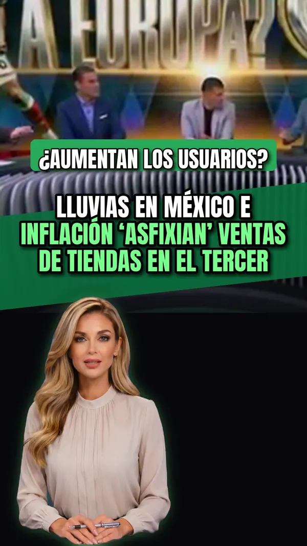 Lluvias en México e inflación ‘asfixian’ ventas de tiendas en el tercer