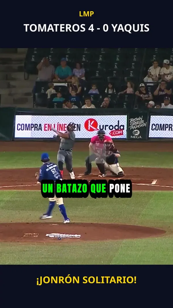 ¡Jonrón solitario! | Tomateros 4 - 0 Yaquis