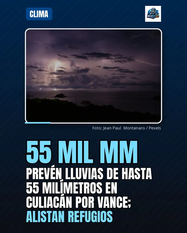 Prevén lluvias de hasta 150 milímetros en Sinaloa por Vance