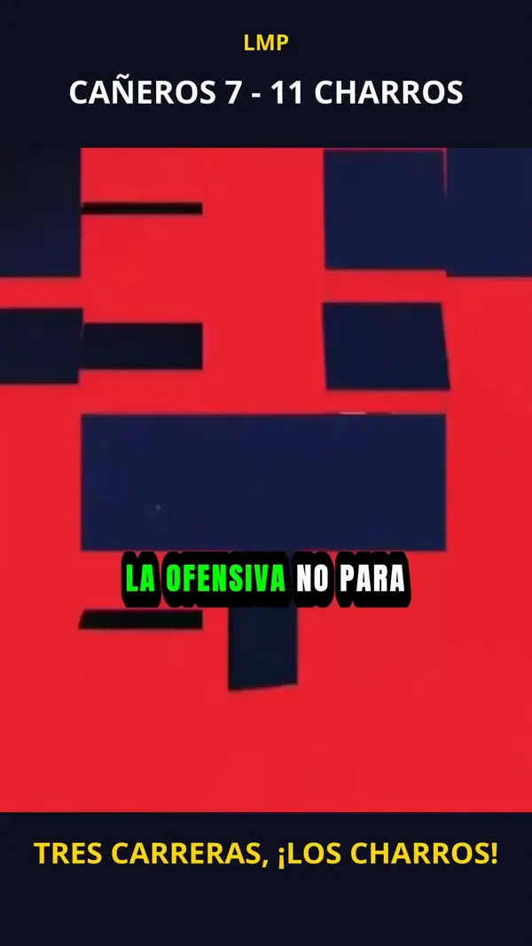 Tres carreras, ¡los Charros! | Cañeros 7 - 11 Charros