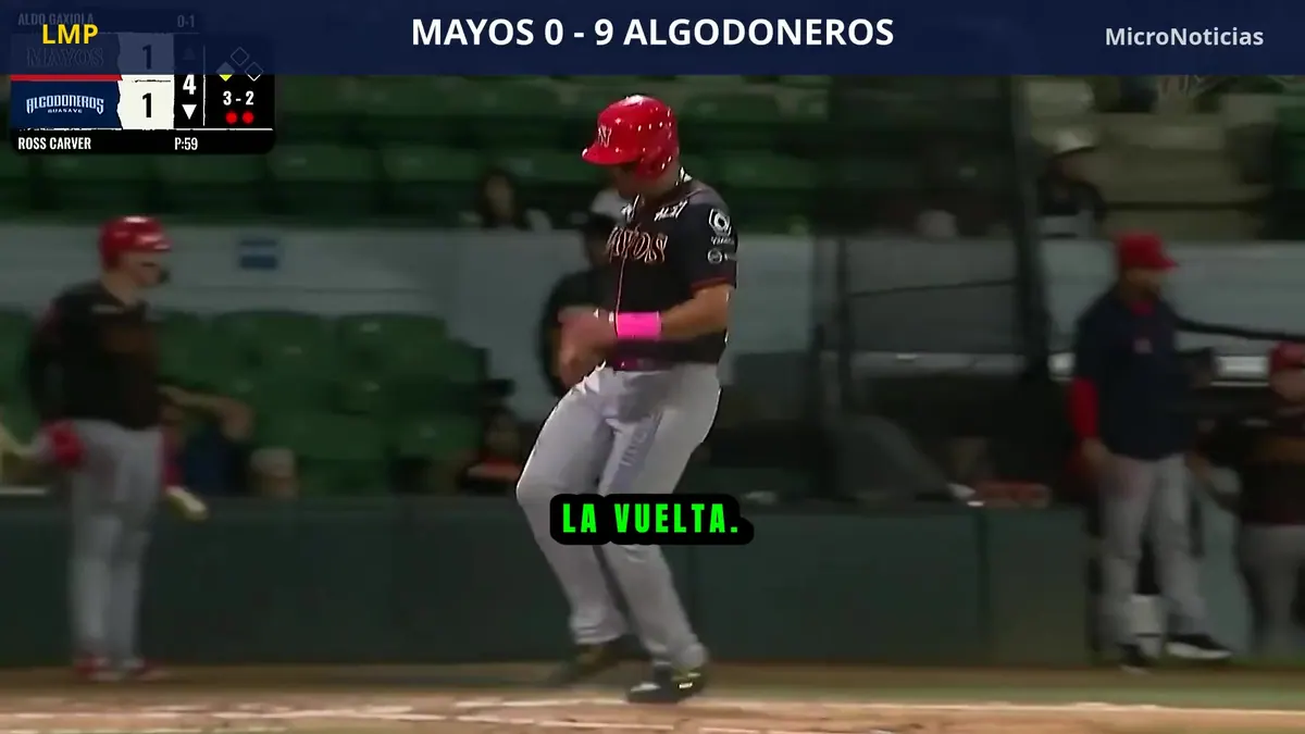 Algodoneros 9-0 Mayos: resumen en video y carreras (29 de octubre)