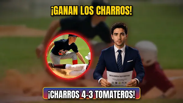 Charros 4-3 Tomateros: resultado y carreras del juego (30 de octubre)