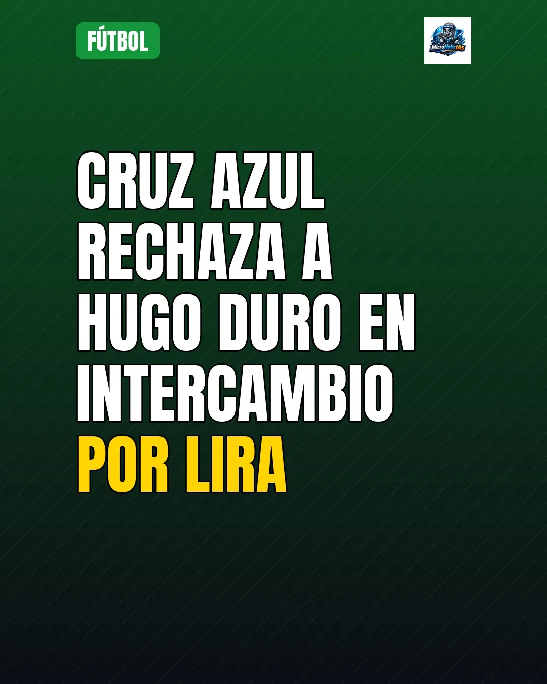 Cruz Azul rechaza a Hugo Duro en intercambio por Erik Lira
