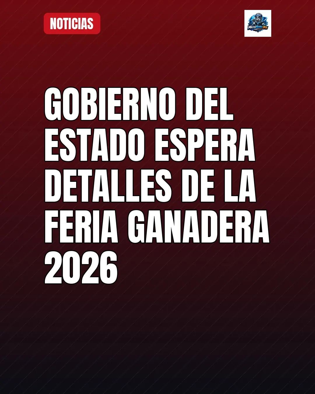 Gobierno estatal espera detalles de la Feria Ganadera 2025