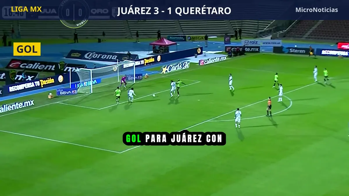 Juárez 3-1 Querétaro: resumen en video y goles (30 de octubre)
